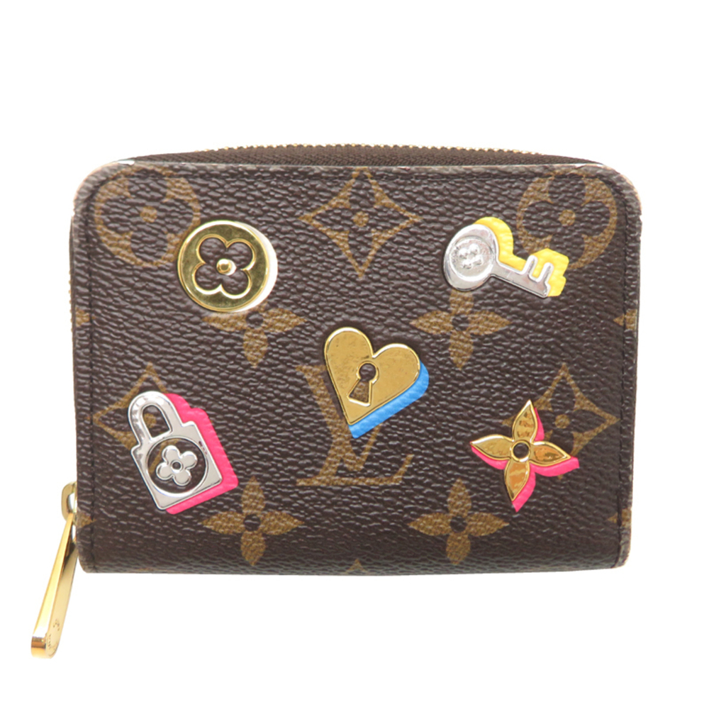 Louis Vuitton Love Lock Zippy Coin Purse Women's Wallet/Coin Case M64118 (Dis...